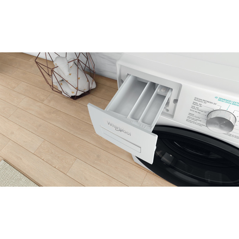Whirlpool W6 W845WB BE wasmachine Voorbelading 8 kg 1351 RPM Wit