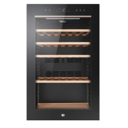 Haier Wine Bank 50 Serie 5 HWS49GA Compressorwijnkoeler Vrijstaand Zwart 49 fles(sen)