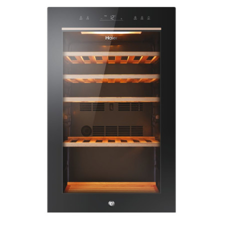 Haier Wine Bank 50 Serie 5 HWS49GA Compressorwijnkoeler Vrijstaand Zwart 49 fles(sen)