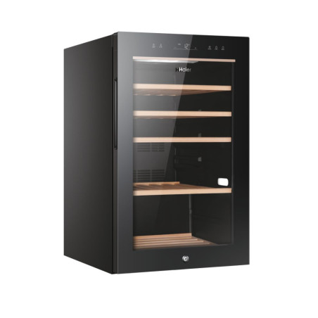 Haier Wine Bank 50 Serie 5 HWS49GA Compressorwijnkoeler Vrijstaand Zwart 49 fles(sen)