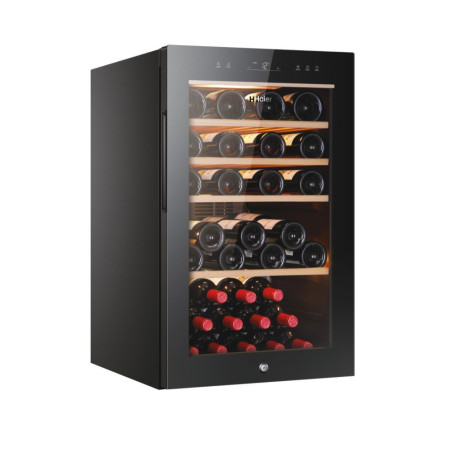Haier Wine Bank 50 Serie 5 HWS49GA Compressorwijnkoeler Vrijstaand Zwart 49 fles(sen)