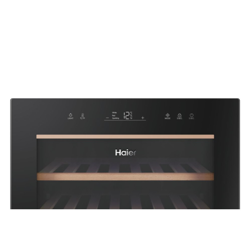 Haier Wine Bank 50 Serie 5 HWS49GA Compressorwijnkoeler Vrijstaand Zwart 49 fles(sen)
