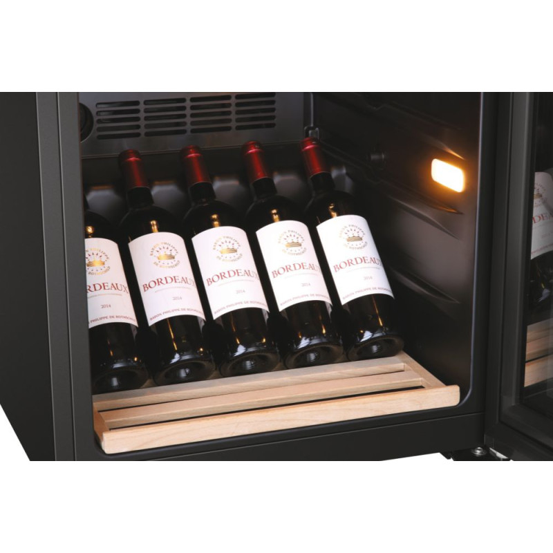 Haier Wine Bank 50 Serie 5 HWS49GA Compressorwijnkoeler Vrijstaand Zwart 49 fles(sen)