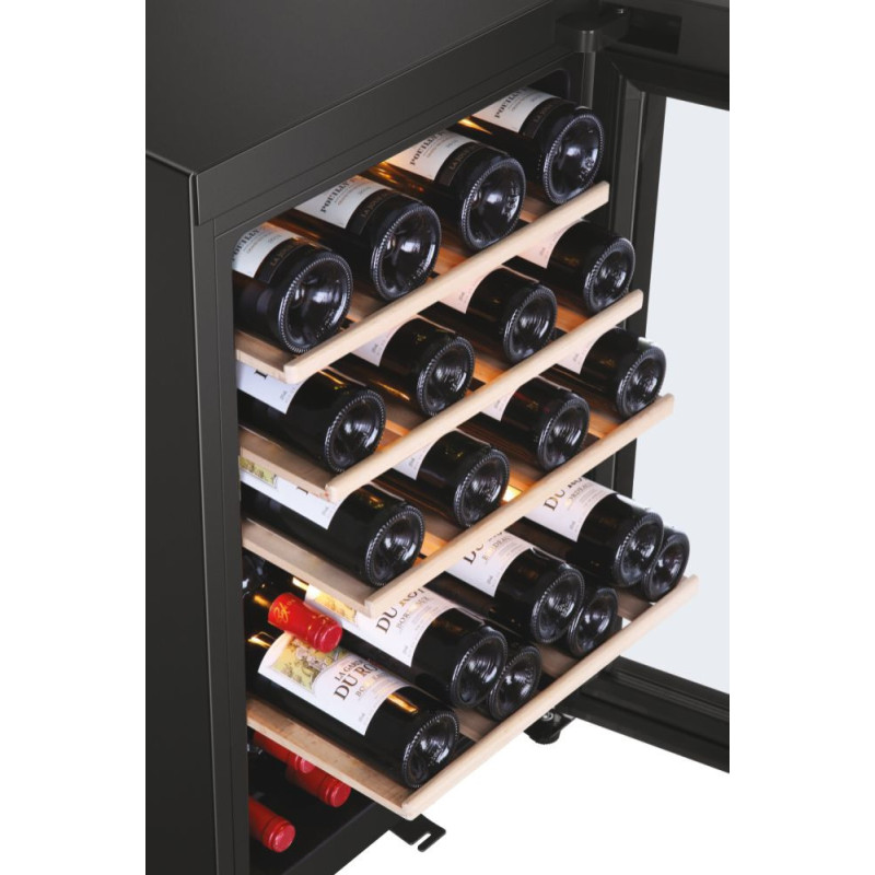 Haier Wine Bank 50 Serie 5 HWS49GA Compressorwijnkoeler Vrijstaand Zwart 49 fles(sen)
