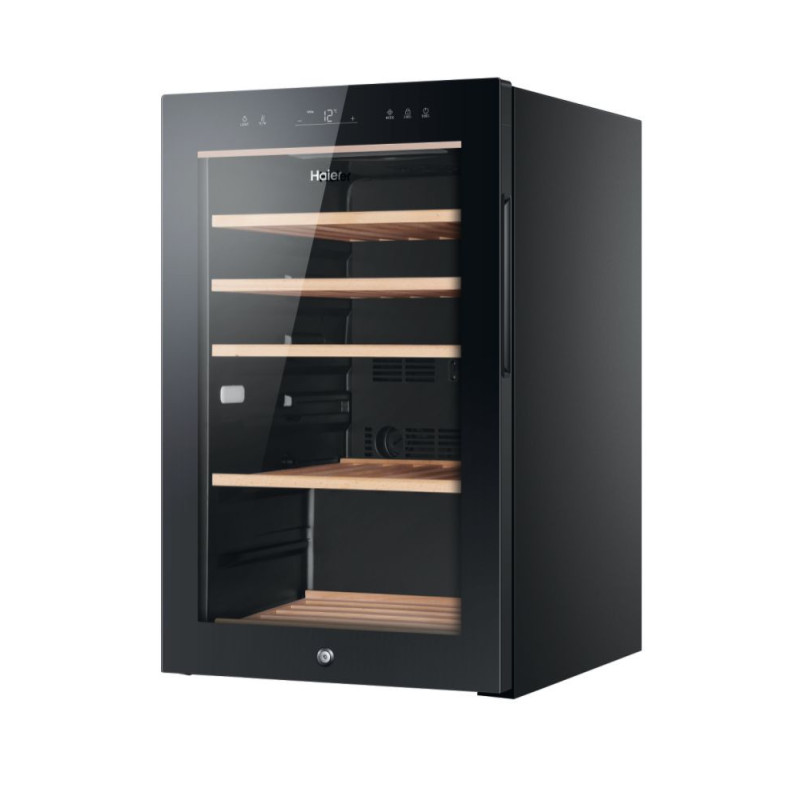 Haier Wine Bank 50 Serie 5 HWS49GA Compressorwijnkoeler Vrijstaand Zwart 49 fles(sen)