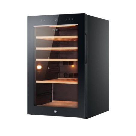 Haier Wine Bank 50 Serie 5 HWS49GA Compressorwijnkoeler Vrijstaand Zwart 49 fles(sen)