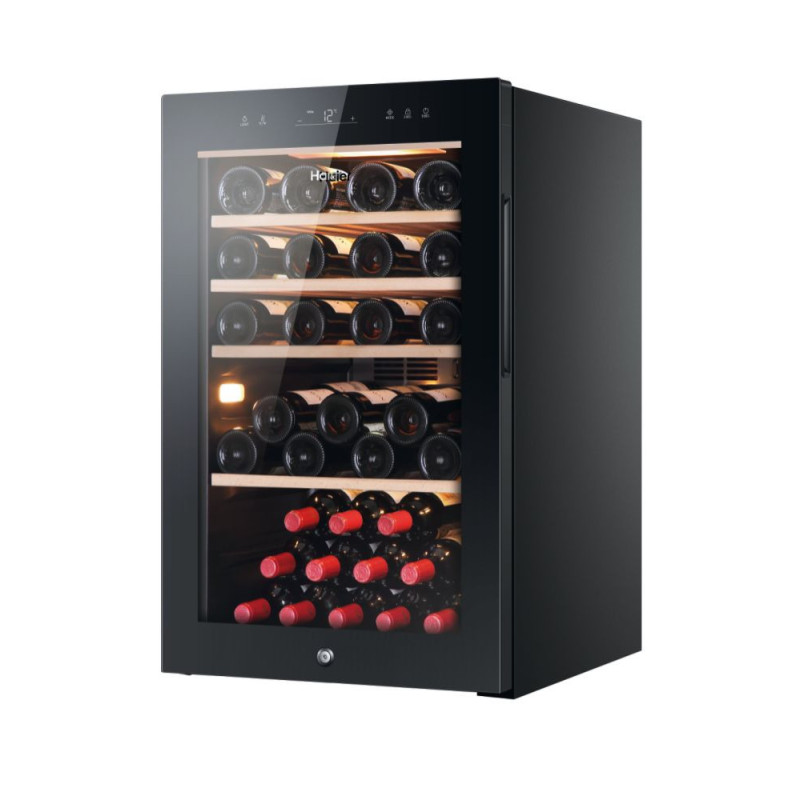 Haier Wine Bank 50 Serie 5 HWS49GA Compressorwijnkoeler Vrijstaand Zwart 49 fles(sen)
