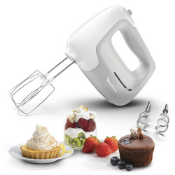 Moulinex PowerMix HM450B Handmixer 450 W Grijs, Wit 2