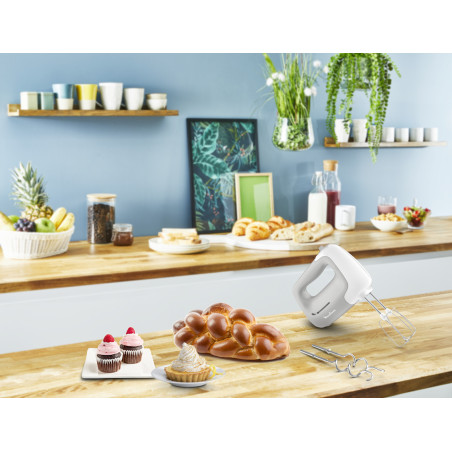 Moulinex PowerMix HM450B Handmixer 450 W Grijs, Wit