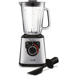 Moulinex LM871D 1,5 L Mélangeur de table 1200 W Acier inoxydable, Gris