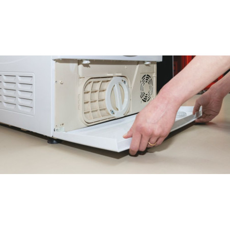 Hoover HLE H8A2DE-S wasdroger Vrijstaand Voorbelading 8 kg Wit