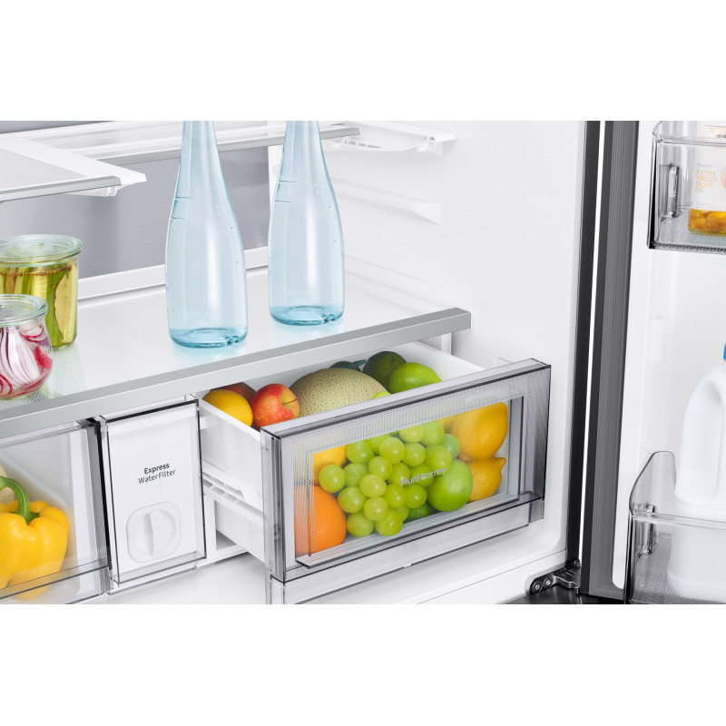 Samsung Series 9 Réfrigérateur Bespoke AI - Multi-portes- Double fabrique de glace auto - 654L - RM90F67CECEF- Classe E