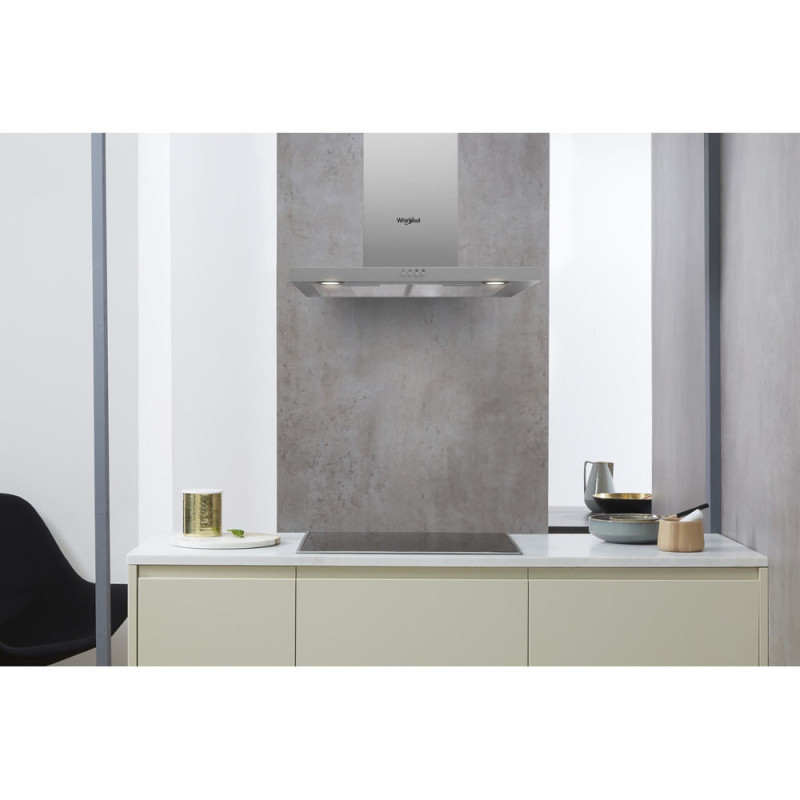 Whirlpool AKR 558/3 IX Montée au mur Acier inoxydable 428 m³/h