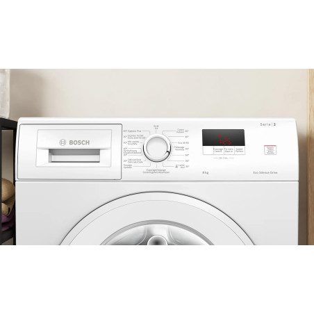 Bosch Serie 2 WGE03400FG machine à laver Charge avant 8 kg 1400 tr/min Blanc