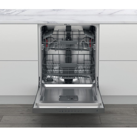 Whirlpool Lave-vaisselle semi-encastrable inox - WBC3C26X -