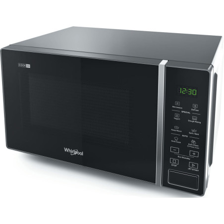 Whirlpool MWP 201 SB Zwart, Zilver Solo-magnetron Aanrecht 20 l 700 W
