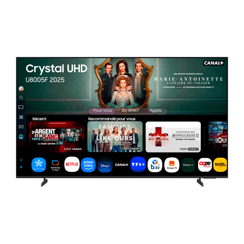 Samsung TV Crystal UHD 75" U8005F 2025, 4K, Smart TV