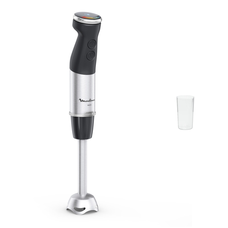 Moulinex DD6718 blender Mélangeur par immersion 1000 W Noir, Acier inoxydable