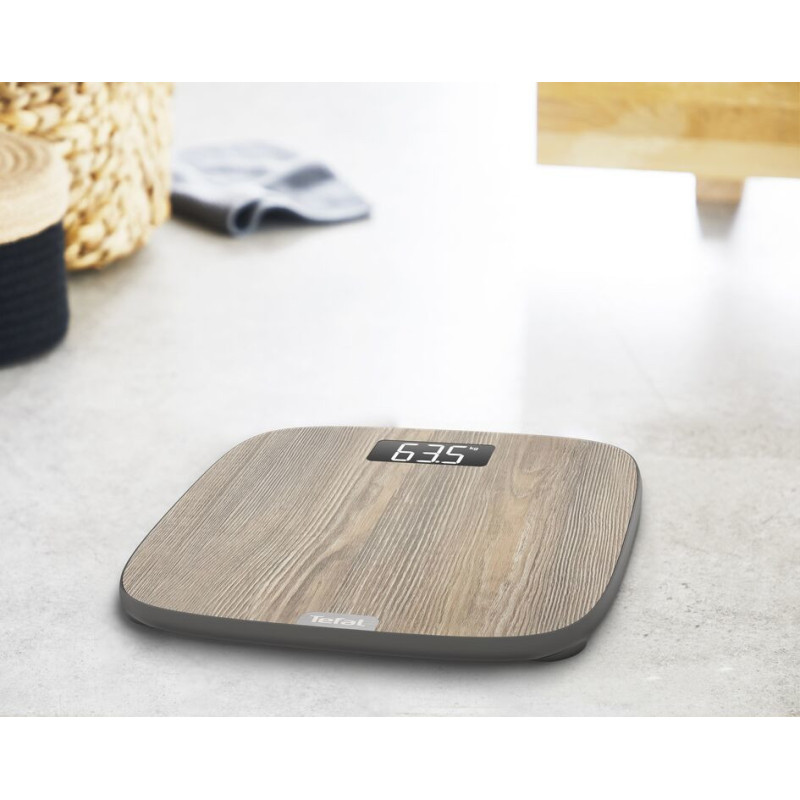 Tefal Origin PP1600 Ovale Bois Pèse-personne électronique