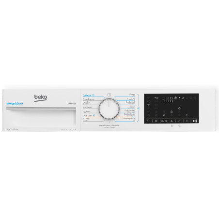 Beko b300 B3WM4841W2 wasmachine Voorlader 8 kg 1400 RPM Wit