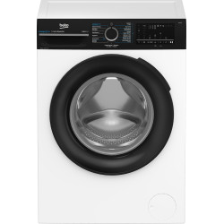 Beko b300 BM3WFU41041B wasmachine Voorbelading 10 kg 1400 RPM Zwart, Wit