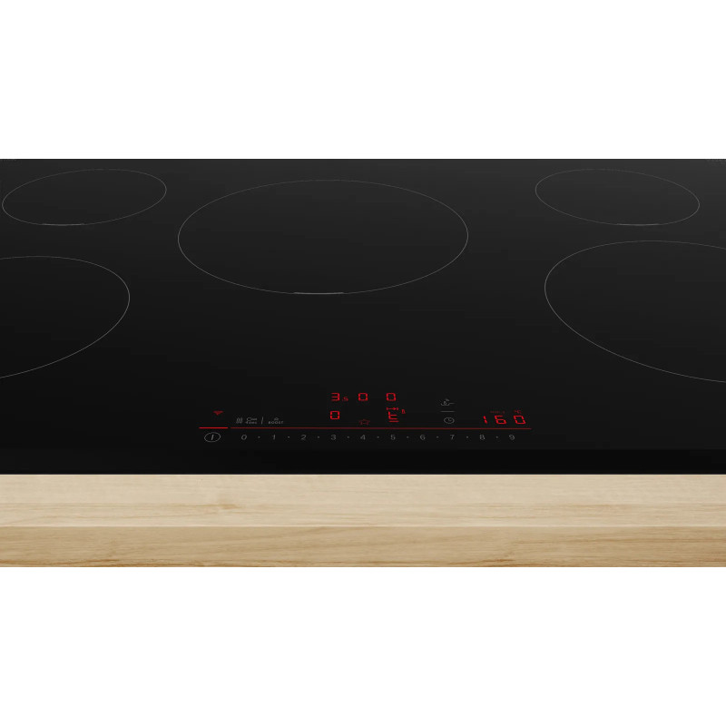 Bosch Serie 6 PIV831HC1E kookplaat Zwart Ingebouwd 80 cm Inductiekookplaat zones 5 zone(s)