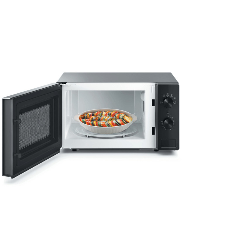 Whirlpool MWP101SB Noir, Argent Micro-onde simple Comptoir 20 L 700 W