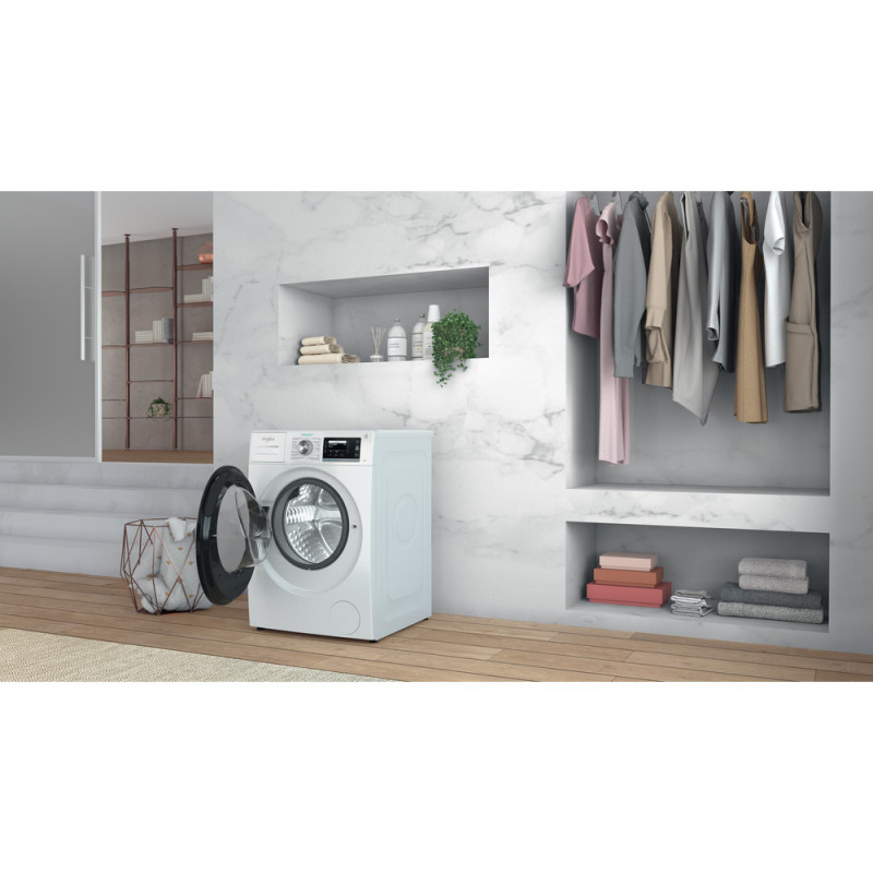 Whirlpool W6 W845WB BE wasmachine Voorbelading 8 kg 1351 RPM Wit