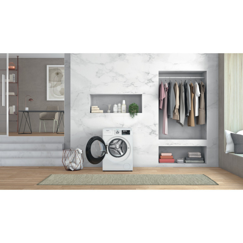 Whirlpool W6 W845WB BE wasmachine Voorbelading 8 kg 1351 RPM Wit