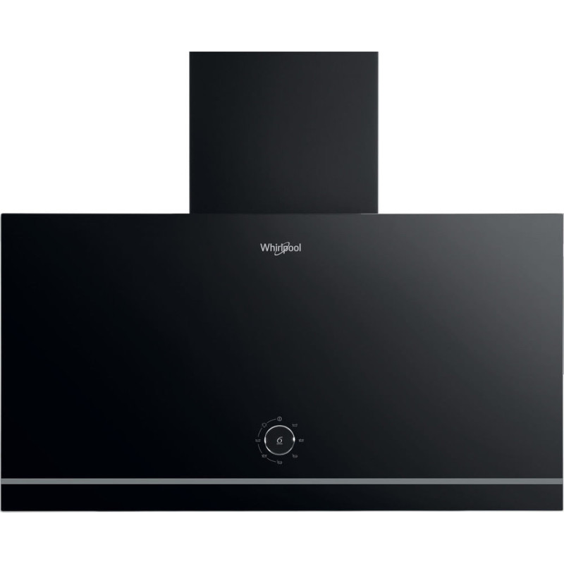Whirlpool WHVA 62F LM K Montée au mur Noir 485 m³/h