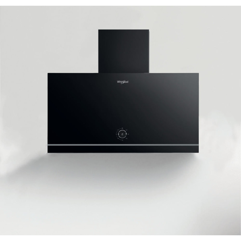 Whirlpool WHVA 62F LM K Montée au mur Noir 485 m³/h