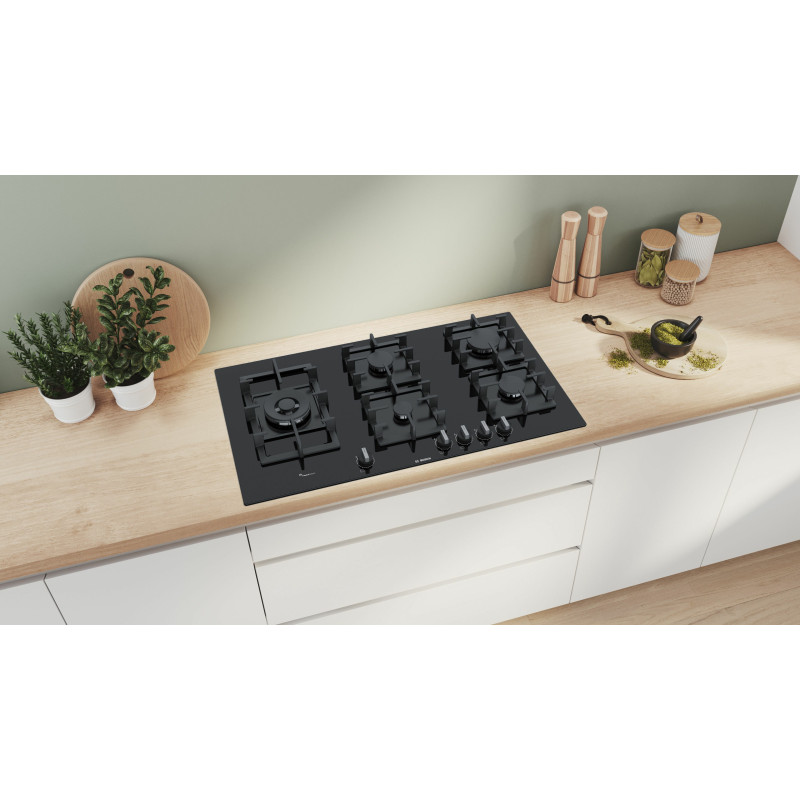 Bosch Serie 6 PPS9A6B90 plaque Noir Intégré 90 cm Gaz 5 zone(s)