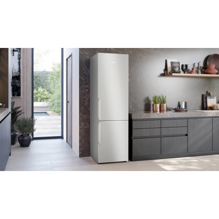 Siemens iQ500 KG39NAIAT réfrigérateur-congélateur Pose libre 363 L Acier inoxydable