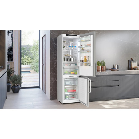 Siemens iQ500 KG39NAIAT réfrigérateur-congélateur Pose libre 363 L Acier inoxydable