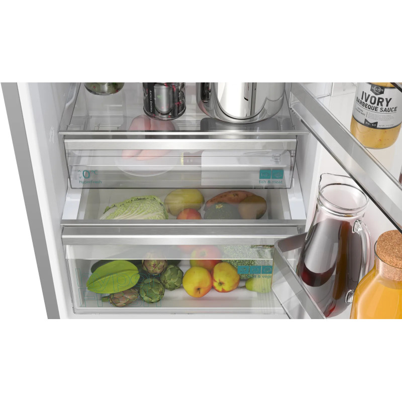 Siemens iQ500 KG39NAIAT réfrigérateur-congélateur Pose libre 363 L Acier inoxydable
