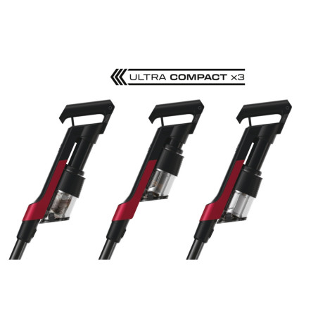 Hoover HF210H 011 2-in-1-steelstofzuiger Batterij/Accu Droog EPA Zakloos 165 W Zwart, Rood