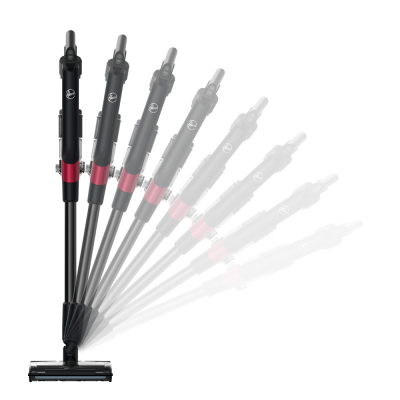 Hoover HF210H 011 2-in-1-steelstofzuiger Batterij/Accu Droog EPA Zakloos 165 W Zwart, Rood