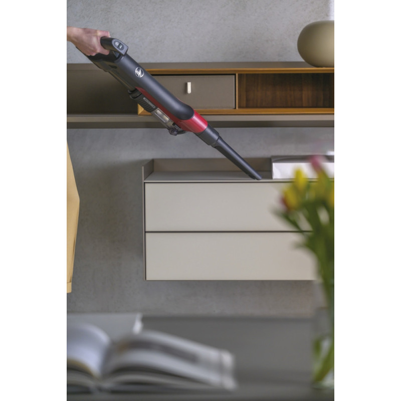 Hoover HF210H 011 2-in-1-steelstofzuiger Batterij/Accu Droog EPA Zakloos 165 W Zwart, Rood