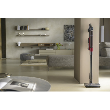 Hoover HF210H 011 Aspirateur-balai 2 en 1 Batterie Sec EPA Sans sac 165 W Noir, Rouge