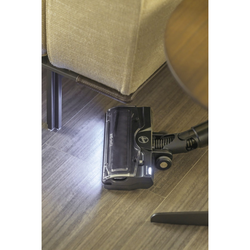 Hoover HF210H 011 Aspirateur-balai 2 en 1 Batterie Sec EPA Sans sac 165 W Noir, Rouge