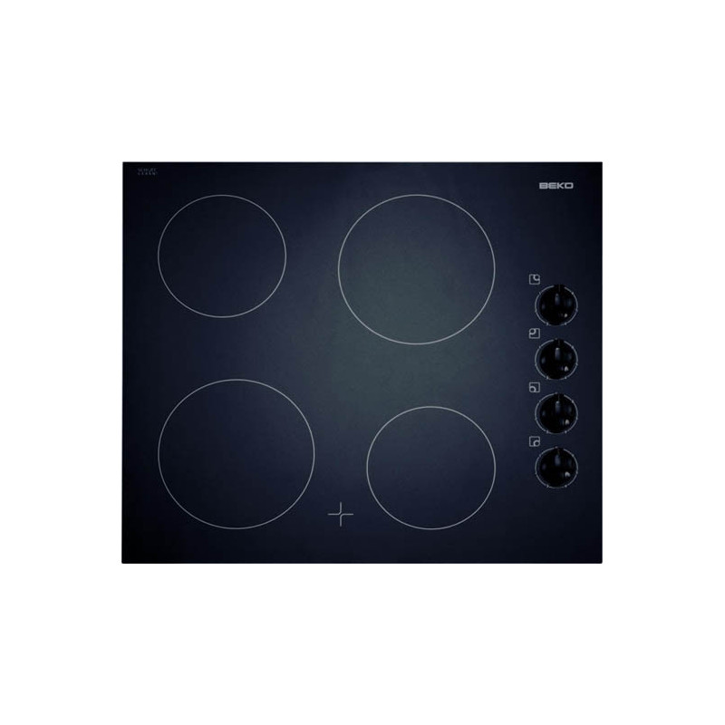 Beko HIC 64100 kookplaat Zwart Ingebouwd Inductiekookplaat zones 4 zone(s)