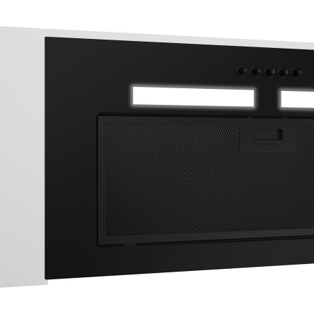 Beko HNU61425B afzuigkap Inbouw Zwart 415 m³/uur