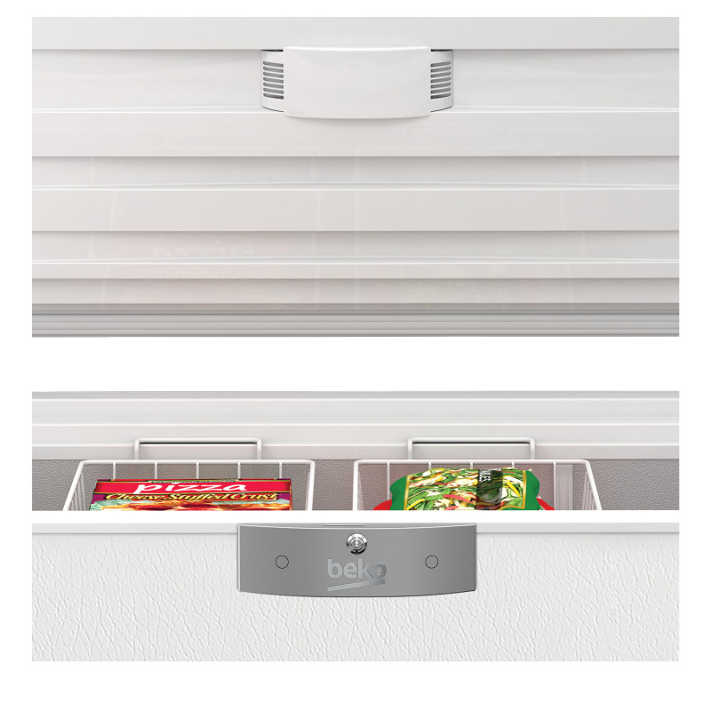 Beko HSM22340 congélateur Congélateur coffre Pose libre 230 L Blanc