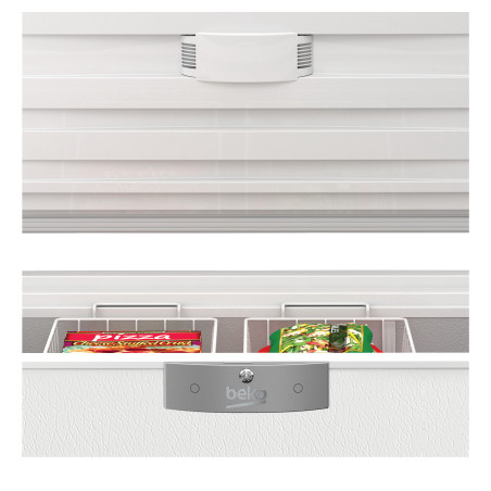 Beko HSM22340 congélateur Congélateur coffre Pose libre 230 L Blanc
