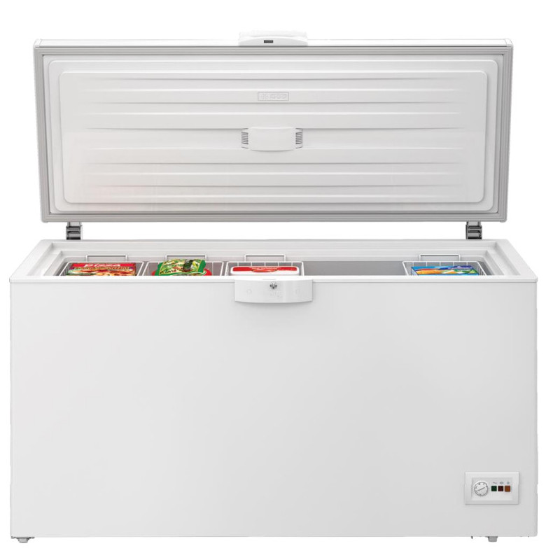 Beko HSM35050 congélateur Congélateur coffre Pose libre 350 L Blanc