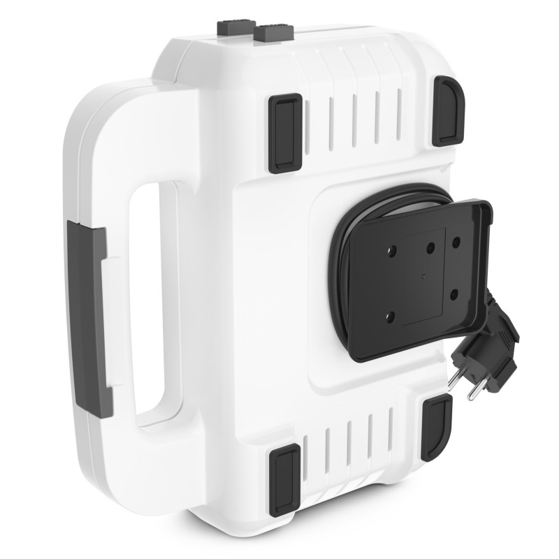 Tefal Snack XL SW7011 gaufrier et appareil à croque-monsieur 850 W Blanc, Acier inoxydable