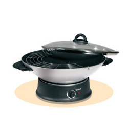 Tefal WO3000 elektrische wok Zilver 1300 W