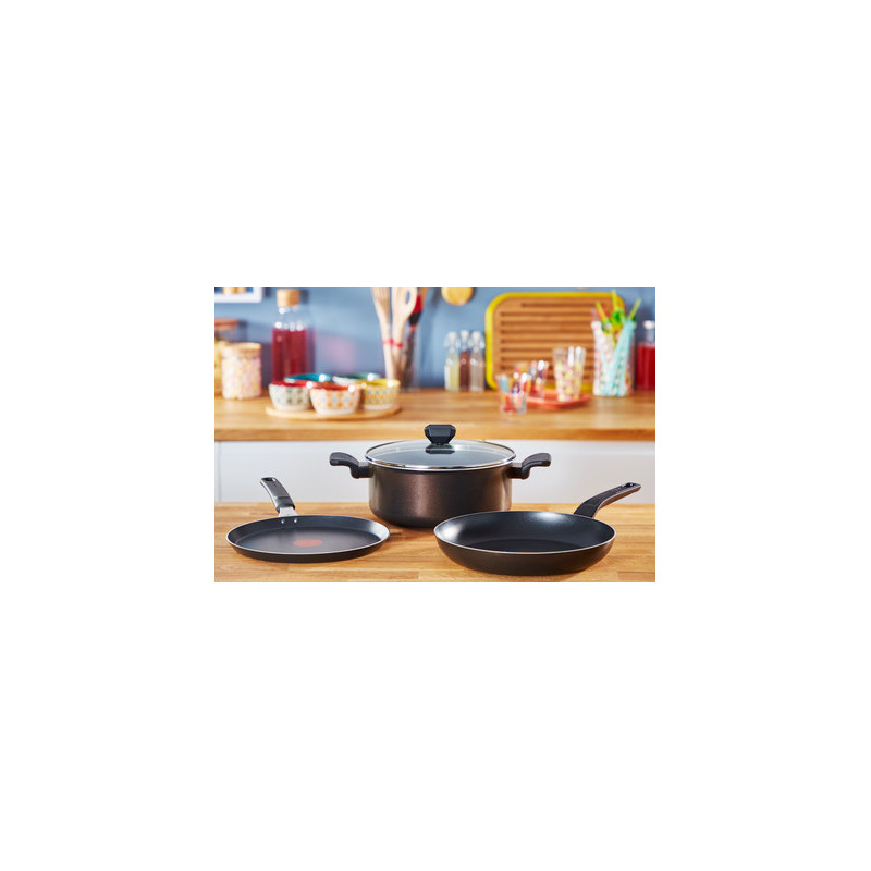 Tefal Easy Cook & Clean B5540702 poêle Poêle polyvalente Rond