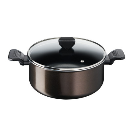 Tefal Easy Cook & Clean B5544602 casserole à sauce Rond Noir, Marron