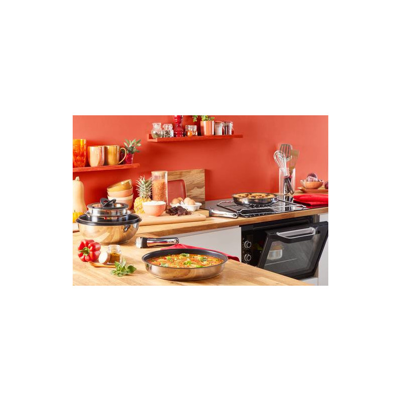 Tefal L9739102 steelpan Rond Roestvrijstaal